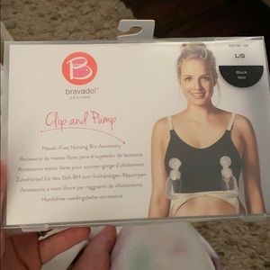 Clip & Pump Hands Free Nursing Bra Accessory